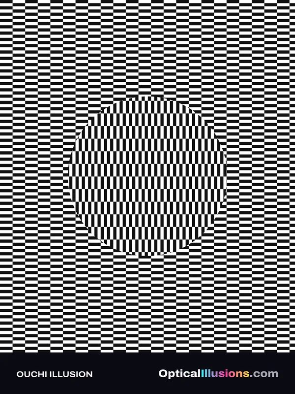 Ouchi Illusion poster design